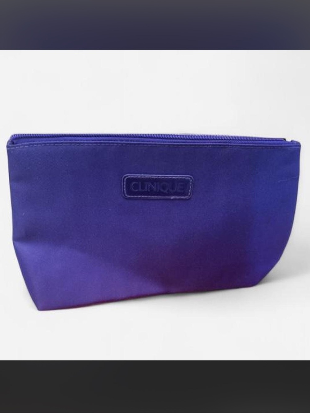 New Clinique Deep Purple/blueish Makeup Pouch